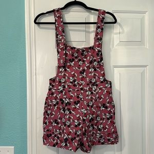 Blackmilk clothing overall shorts Mickey Mouse Disney MEDIUM